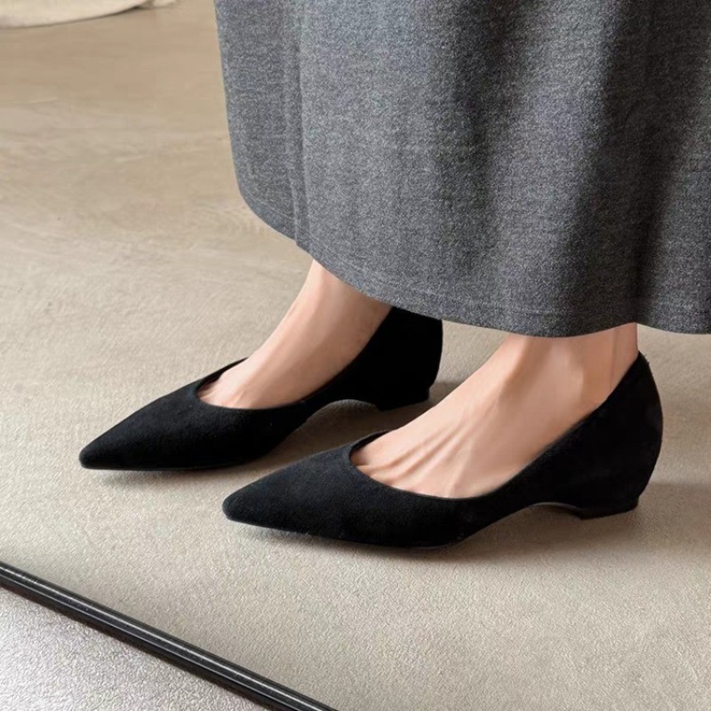 여름용 신상, 캐주얼한 디자인의 뾰족한 앞코 스웨이드  - Heels 리뷰 및 가격
