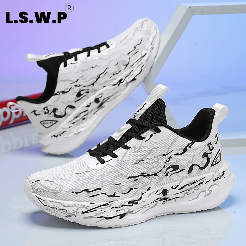 여성용 스니커즈로, 쿠션이 좋고 내구성이 뛰어나며, 통 - Knit Fabric Lace Up Sneakers 리뷰 및 가격