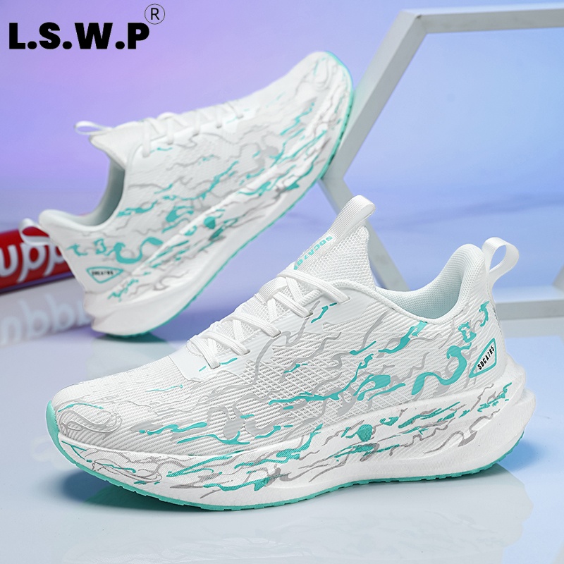 여성용 스니커즈로, 쿠션이 좋고 내구성이 뛰어나며, 통 - Knit Fabric Lace Up Sneakers 리뷰 및 가격