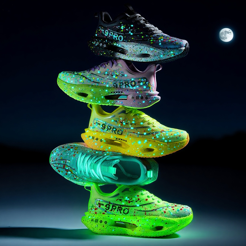 여성을위한 새로운 부드러운 단독 쿠션 남성 운동화 고품 - Reflective Night Running Shoes 리뷰 및 가격