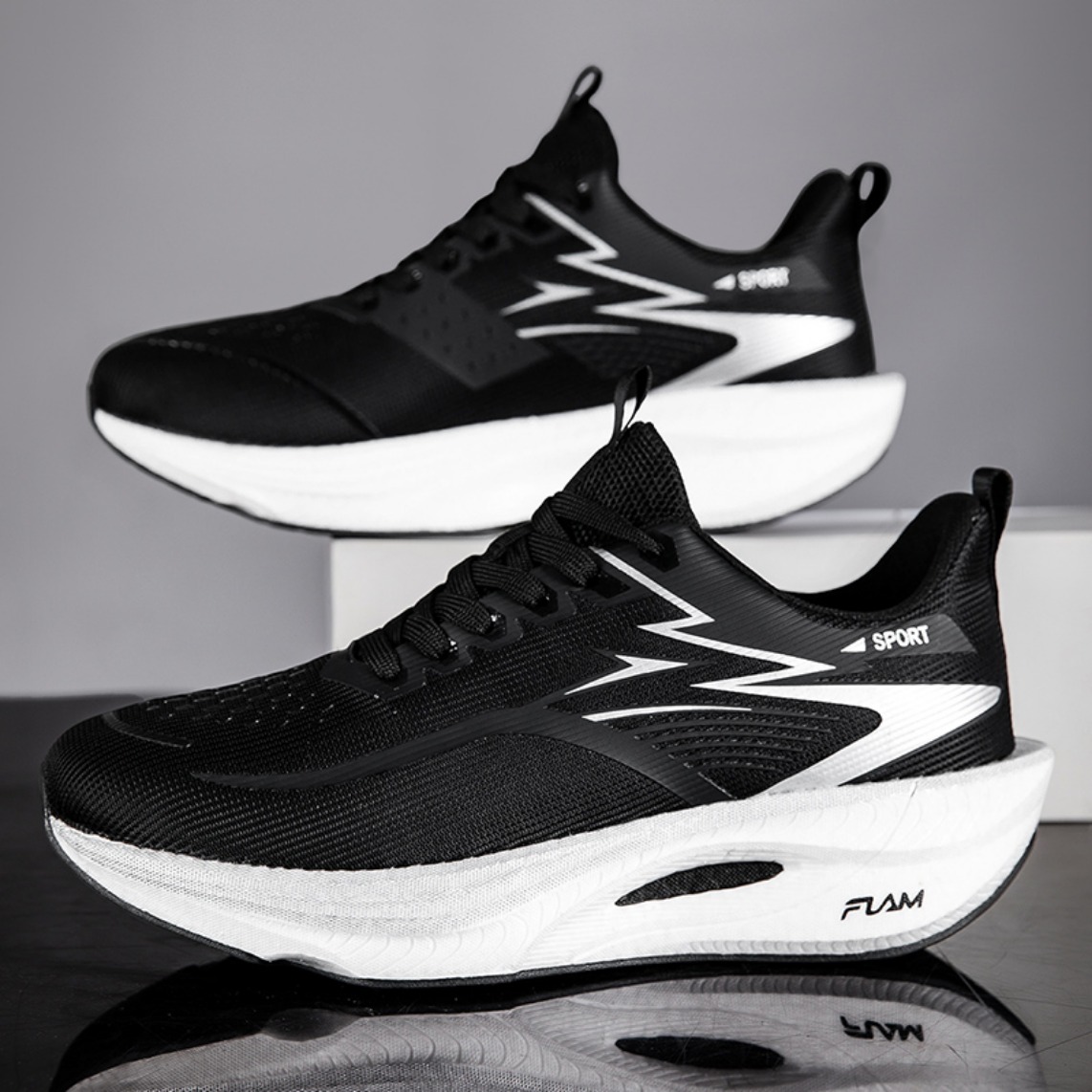 남녀 공용 카본 플레이트 마라톤 러닝화 통기성 경량 미 - Breathable Mesh Athletic Shoes 리뷰 및 가격